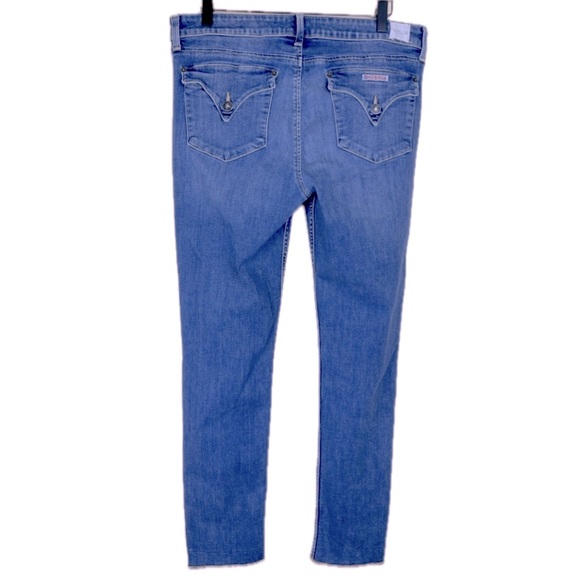 Hudson Jeans Women’s 31 Bacara Crop Straight Cuffed MONMARTRE Medium Wash - Picture 2 of 14